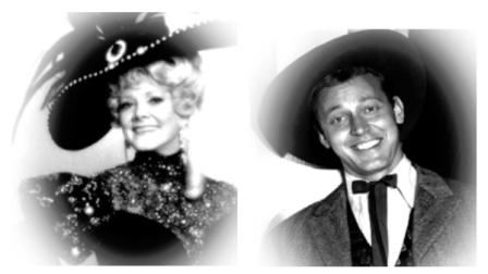 Betty Taylor and Wally Boag