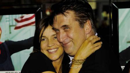 Daniel Baldwin, a cast member in Grey Gardens, poses with his wife Jo at the Los Angeles premiere of the HBO film, Thursday, April 16, 2009. (AP Photo/Chris Pizzello)