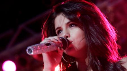 Teen pop singer Selena Gomez is seen performing in Paso Robles, Calif., Monday, July 25, 2011. (Michael A. Mariant/via AP Images)