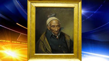 The 1819 painting by Charles Willson Peale of Yarrow Mamout is seen in the Philadelphia Museum of Art Friday, Oct. 21, 2011 in Philadelphia. The portrait of Yarrow Mamout is one of the earliest formal portraits of a black man. The painting was sold by the Philadelphia History Museum. The portrait went on public view Friday. (AP Photo/Alex Brandon)