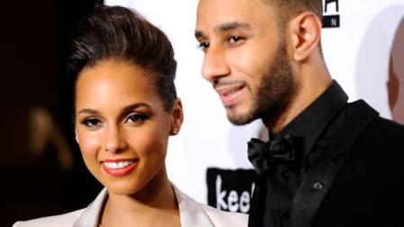 Singer Alicia Keys and producer Swizz Beatz attend the Keep A Child Alives 8th annual Black Ball on Thursday, Nov. 3, 2011 in New York.
