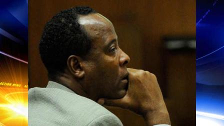 In a Thursday, Nov. 3, 2011 photo, Dr. Conrad Murray listens as defense attorney Ed Chernoff, not pictured, gives the defenses closing arguments.