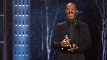 Eddie Murphy appears onstage at the The Comedy Awards presented by Comedy Central in New York, Saturday, March 26, 2011. (AP Photo/Charles Sykes)