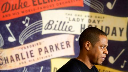Shawn Jay Z Carter attends a press event to announce his Carnegie Hall performances to benefit the United Way and the Shawn Carter Scholarship Foundation, in New York, Thursday, Dec. 8, 2011. (AP Photo/Charles Sykes)