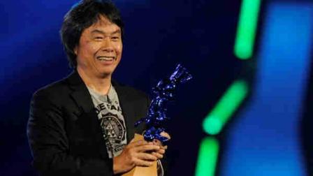 Shigeru Miyamoto accepts the video game hall of fame award for The Legend of Zelda onstage at Spike TVs Video Game Awards on Saturday, Dec. 10, 2011, in Culver City, Calif.