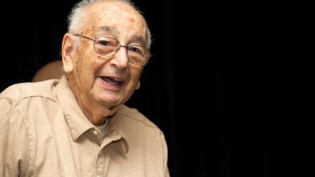 FILE - In this Oct. 14, 2011 file photo, Joe Simon, co-creator of Captain America comic, is shown at the New York Comic Con fan convention in New York. Simons family said Thursday, Dec. 15, 2011, that the 98-year-old artist and writer died Wednesday night in New York after a brief illness. (AP Photo/Charles Sykes, file)