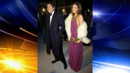 British singer Bryan Ferry and British socialite Amanda Shephard arrive at the Love Ball London at the Roundhouse, London, Tuesday, Feb. 23, 2010. (AP Photo/Jorge Herrera)