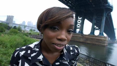 Singer Estelle is photographed in New York on June 16, 2008.