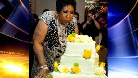 Aretha Franklin attends her seventieth birthday party in New York, Saturday, March 24, 2012. (AP Photo/Charles Sykes)