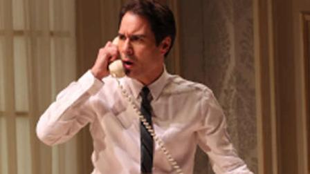 In this undated theater image released by Jeffrey Richards and Associates, Eric McCormack is shown in a scene from the Broadway revival of Gore Vidals The Best Man, in New York. (AP Photo/Jeffrey Richards and Associates, Joan Marcus)