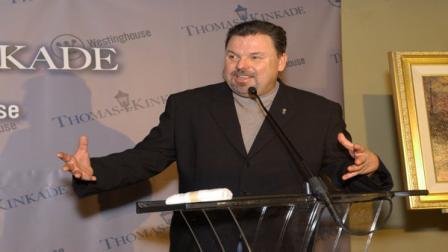 Thomas Kinkade introduces lighting collections inspired by his seasonal and inspirational paintings. (PRNewsFoto/Westinghouse Lighting Corporation)