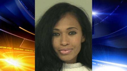 A photo provided by the Collin County Sheriffs Office shows Pilar Sanders. An inmate listing on Collin Countys website early Tuesday, April 24, 2012 shows that Pilar Sanders was arrested Monday and booked into the county jail on the family violence charge. (AP Photo)
