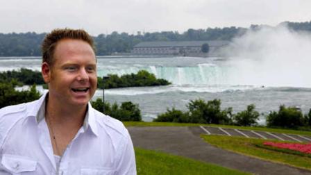 FILE- In this Aug. 3, 2011, file photo, tightrope walker Nik Wallenda poses for a photo after a news conference in Niagara Falls, N.Y. Wallenda will try to cross the Niagara Gorge on a tightrope June 15. The seventh-generation member of the Flying Wallendas spent months getting the necessary permissions from Canada and the United States for the cross-border stunt. (AP Photo/David Duprey, File)