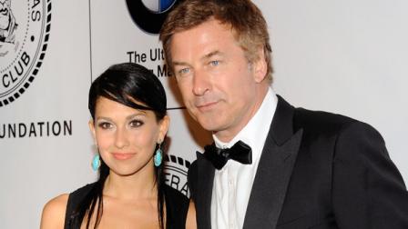 FILE - This June 12, 2012 file photo shows actor Alec Baldwin and his fiancee Hilaria Thomas at The Friars Club and Friars Foundation Honor of Tom Cruise at The Waldorf-Astoria in New York. A New York City news photographer says he was punched by Alec Baldwin outside a marriage license bureau in Manhattan. The Daily News reports that Marcus Santos was snapping images of the 30 Rock star with his fiancee Hilaria Thomas Tuesday, June 19. Santos told the paper that Baldwin grabbed a second news photographer, then started shoving Santos and hit him in the chin. He then walked away. Photos on the newspapers website appear to show Baldwin shoving the photographer. No police report has been filed. A call to the newspapers public relations office wasnt returned. (Photo by Evan Agostini/Invision/AP, file)