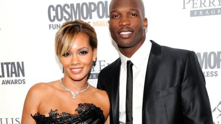 NFL Football player and reality television star Chad Ochocinco and his fiancee Evelyn Lozada attend Cosmopolitan Magazines Fun Fearless Males of 2011 event on Monday, March 7, 2011 in New York. (AP Photo/Evan Agostini)