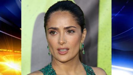 Actress Salma Hayek attends the premiere of Savages on Monday, June 25, 2012, in Los Angeles. (Photo by Matt Sayles/Invision/AP)
