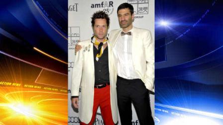 Singer Rufus Wainwright and boyfriend Jorn Weisbrodt attend amfAR New Yorks Inspiration Gala celebrating Mens Style at the Museum of Modern Art on Tuesday, June 14, 2011 in New York. (AP Photo/Evan Agostini)