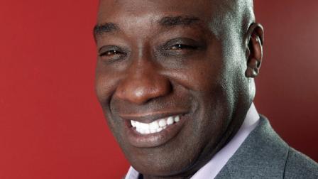 This Wednesday, Jan. 11, 2012 photo shows actor Michael Clarke Duncan in New York. Duncan has died at the age of 54, his fiancee said on Monday, Sept. 3, 2012. (AP Photo/Carlo Allegri)