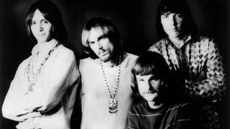 This April 9, 1969 photo shows members of Iron Butterfly, from left, Erik Brann, Ron Bushy, Lee Dorman, and Doug Ingle. Dorman, the bassist for psychedelic rock band, has died at age 70. (Copyright Bettmann/Corbis/AP Images)