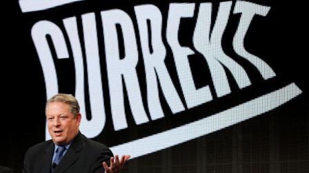Al Gore, Former Vice President and Current TV Chairman and Co-Founder participates in the Current TV portion of the Television Critics Association Winter Press Tour in Pasadena , Calif. on Friday, Jan. 13, 2012. (AP Photo/Danny Moloshok)