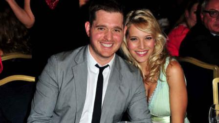 Muchael Buble and Luisana Lopilato poses at the Nordoff Robbins 02 Silver Clef Awards at London Hilton, on Friday June 29, 2012 in London. (Photo by Jon Furniss/Invision/AP)