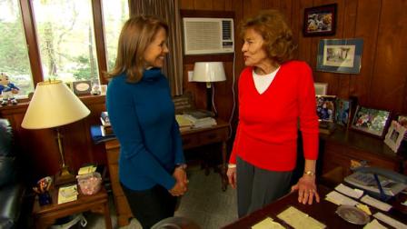 Sue Paterno speaks with Katie Couric during an interview that aired on Monday, February 11, 2013.