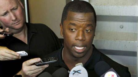FILE - This May 30, 2012 file photo shows former NFL quarterback Kordell Stewart talking with reporters about retiring from the Pittsburgh Steelers at the teams headquarters in Pittsburgh. Stewart has filed for divorce from his reality television star wife. In a divorce petition filed Friday in Fulton County Superior Court in Atlanta, Stewart says his marriage to Porsha Williams is irretrievably broken and the two are separated. The pair appears on Bravos The Real Housewives of Atlanta. The filing says the two married on May 21, 2011, and have no children together. (AP Photo/Keith Srakocic, file)