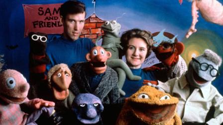 FILE - This 1960 handout photo provided by The Jim Henson Company shows Jane Henson, right, with Jim Henson and the cast of Sam and Friends, in Washington. Jane Henson died in her Connecticut home on April 2, 2013 after a long battle with cancer. (AP Photo/The Jim Henson Company, Del Ankers)