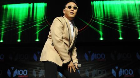 FILE - This Dec. 8, 2012 file photo shows South Korean pop star PSY during the Y100s Jingle Ball 2012 at the BB&T Center in Ft Lauderdale, Fla. PSYs first new single since his viral hit Gangnam Style is stealing attention from inter-Korean tensions. YG Entertainment, PSYs agency, says Gentleman was released in 119 countries on Friday, April 12, 2013. PSY co-composed the electronic dance music and wrote the lyrics for the song, which pokes fun at a self-claimed gentleman who enjoys his time at a dance club. (Photo by Jeff Daly/Invision/AP, file)