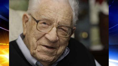 FILE - In this Jan. 13, 2009 file photo, George Beverly Shea talks at his home in Montreat, N.C. George Beverly Shea, the booming baritone who sang to millions of Christians at evangelist Billy Grahams crusades, died Tuesday, April 16, 2013 after a brief illness. He was 104. (AP Photo/Chuck Burton, File)