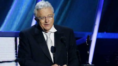 Randy Newman speaks while being inducted into the Rock and Roll Hall of Fame during the Rock and Roll Hall of Fame Induction Ceremony at the Nokia Theatre on Thursday, April 18, 2013 in Los Angeles. (Photo by Danny Moloshok/Invision/AP)