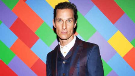 FILE - This April 21, 2013 file photo shows actor Matthew McConaughey at the premiere of Mud hosted by The Cinema Society with FIJI Water and Levis at the Museum of Modern Art in New York. McConaughey stars in the film with Reese Witherspoon. (Photo by Evan Agostini/Invision/AP, file)