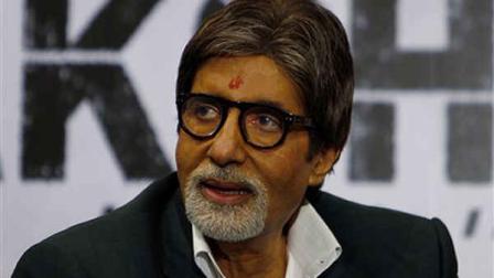Bollywood actor Amitabh Bachchan speaks during a promotional event of his upcoming movie Aarakshan or Reservation in Bangalore, India, Monday, Aug. 1, 2011. (AP Photo/Aijaz Rahi)