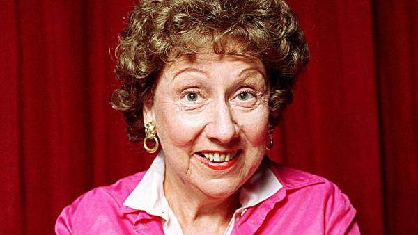 Actress Jean Stapleton stars in an off-Broadway musical  'Bon Appetit.'  In the show, she sings a Julia Child recipe for Gateau au Chocolat l' Eminence Brune, otherwise known as chocolate cake. Photo is undated.
