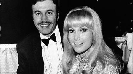 FILE - In this Jan. 21, 1969 file photo, Michael Ansara and Barbara Eden were among several Hollywood couples at the Inaugural Ball in the Sheraton Hotel Ballroom, in Washington. A longtime friend and spokesman for Ansara says the actor died Wednesday, July 31, 2013, at his home in California after a long illness. He was 91. (AP Photo)