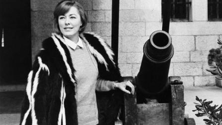 FILE - In this Feb. 28, 1967 file photo, film actress Eleanor Parker visits Palm Mallorca, while in in town trying to purchase a villa in Spain. Parker, a three-time Oscar nominee who played the scheming baroness in The Sound of Music, has died at age 91. (AP Photo, File)