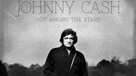 This photo provided by Columbia/Legacy shows the Johnny Cash album cover for Out Among the Stars, releasing March 25, 2014. The new album is comprised of 12 studio recordings by Cash that were recently discovered. (AP Photo/Columbia/Legacy)