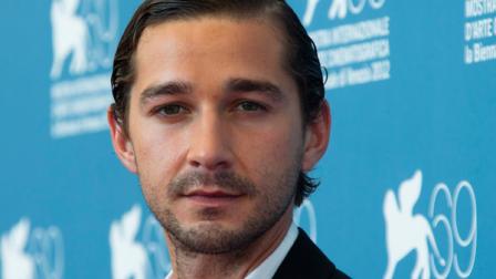 FILE - In the Sept. 6, 2012, file photo, actor Shia LaBeouf poses at the 69th edition of the Venice Film Festival in Venice, Italy. LaBeouf debuted his short film, Howard Cantour.com, online on Monday, Dec. 16, 2013, but unfortunately failed to credit the source of his idea for the project. LaBeoufs short began to circulate in late 2012 at festivals like Cannes Film Festival and the Cleveland and Seattle International Film Festivals. The short, which stars Jim Gaffigan, examines the life of an anguished online film critic, which stemmed from the concept of a 2007 graphic novella by artist Daniel Clowes titled Justin M. Damiano. Clowes tale also depicts the life of a film reviewer. LaBeouf took to Twitter on Monday evening to acknowledge and apologize for plagiarizing Clowes work. But viewers didnt pinpoint the connection to Clowes novella until its release online on Monday. (AP Photo/Joel Ryan, File)