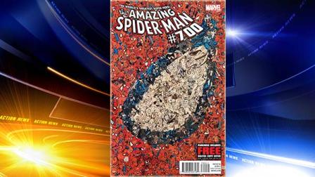 This undated photo provided by Marvel Comics shows the cover of the 700th and final issue in the comic book series The Amazing Spider-Man, issued Wednesday, Dec. 26, 2012. (AP Photo/Marvel Comics)