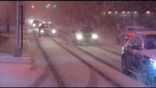 Little snowfall turns into icy mess