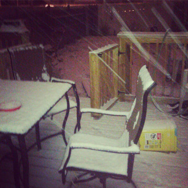 Little snowfall turns into icy mess