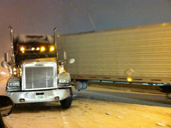 Little snowfall turns into icy mess