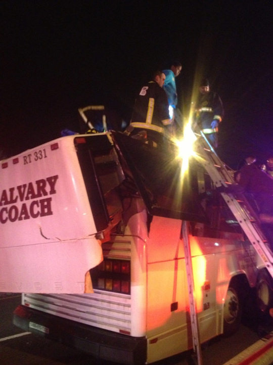 Boston bus crash