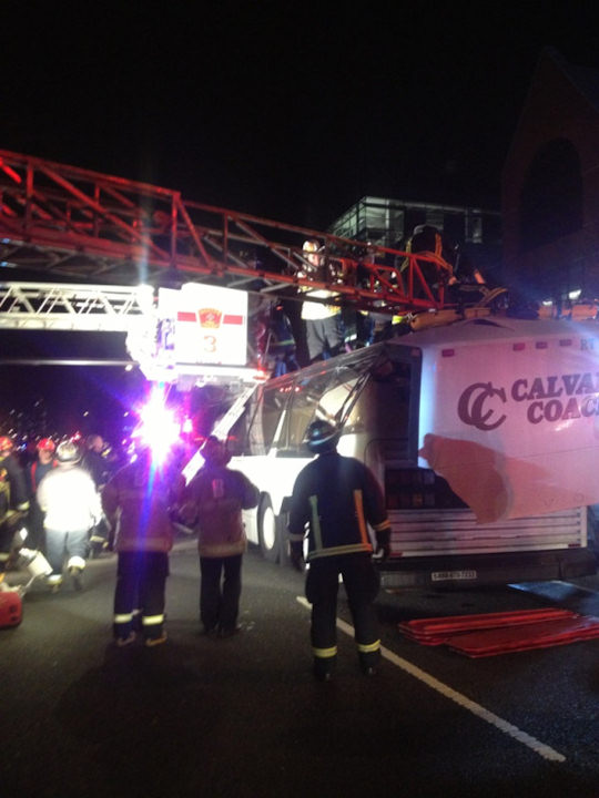Boston bus crash