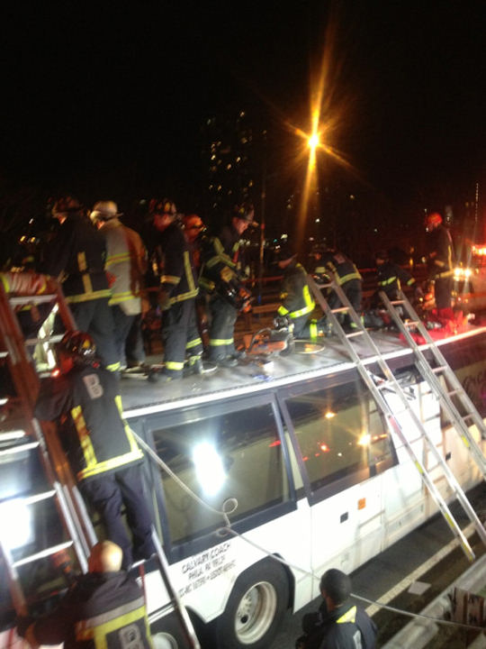 Boston bus crash