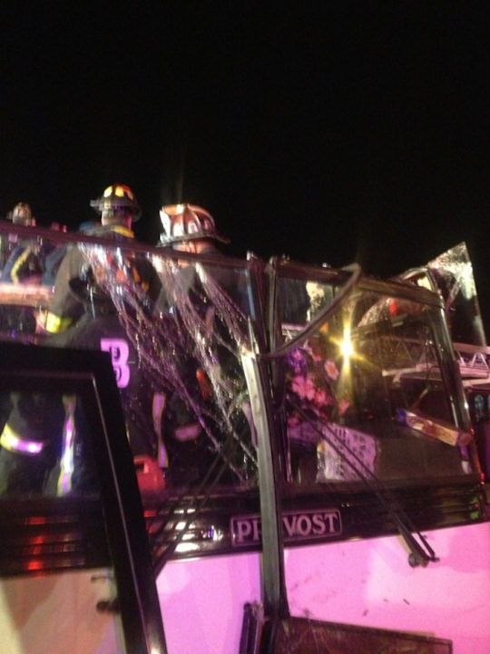 Boston bus crash