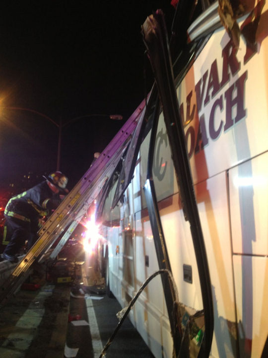 Boston bus crash