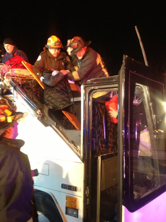 Boston bus crash