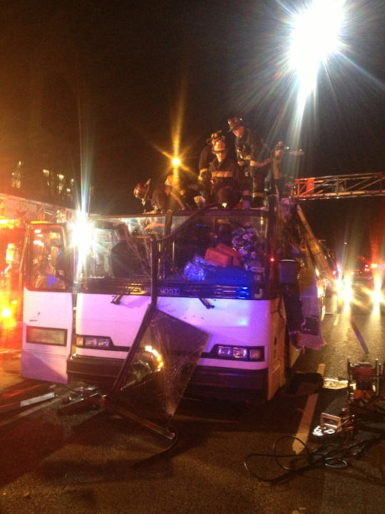 Boston bus crash