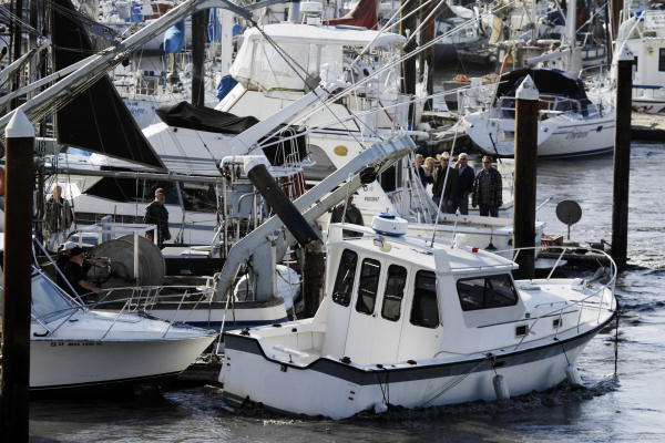 With a tsunami warning in effect for Northern...